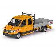 MAN TGE 4.180 Transporter Pritsche, orange