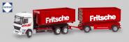 MB Actros mit Abrollcontainer + Anhänger ''Fritsche"