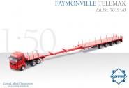 MAN TGX 3axle with FAYMONVILLE 4axle Balasttrailer  Telemax