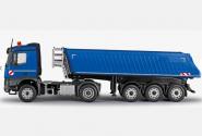 MB Arocs 4x2 with 3axle SCHMITZ Tipper Trailer, blue