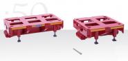 GOLDHOFER 2 + 3axle modular set, red (3m wide) RAL3002