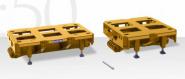 GOLDHOFER 2 + 3axle modular set, yellow (3m wide)