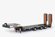 GOLDHOFER 3axle Semi Lowboy Stepstar with wheel recess, black