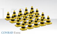 Traffic cone, yellow-black