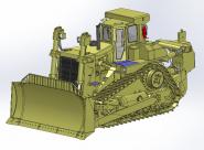 CAT Dozer D10N with SU-Blade and Single-Shank Ripper