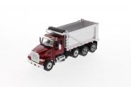 PETERBILT 567 SF mit OX Stampede Kipper, rot-chrome