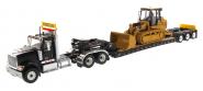 INTERNATIONAL HX250 mit XL120 Tieflader + CAT Kettenlader 963K
