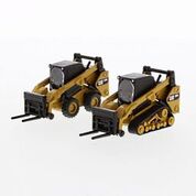 CAT Skid Steer M323F + Multi Terrain Loader 297D2