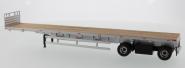 53´ Flatbed trailer, silver