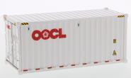 20` Dry goods sea container "OOCL", white