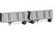 WABASH 28FT Dubble-Trailer, chrome