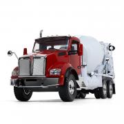 KENWORTH T880 with McNEILUS Standard Mixer, red/white