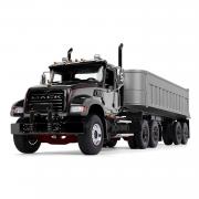 MACK Granite with End Dump Traileer, black/silver