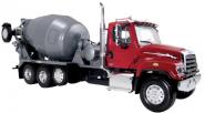 FRIGHTLINER 114SD with McNeilus Bridgemaster Mixer, red-grey