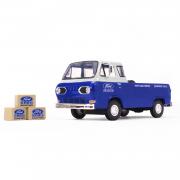 FORD Econoline Pickup von 1960 mit 3 Kisten, blau