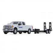 FORD F250 Super Duty Pickup with Tandem Lowboy "Komatsu"