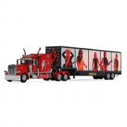 Peterbilt 389 with Kentucky Trailer "AC/DC Power Up",  Viper-Red