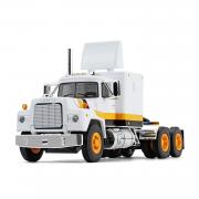 MACK R Model with Sleeper Cab, white/orange/black