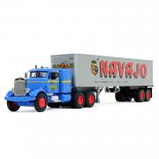 PETERBILT Model 351 with 40´ Vintage Trailer "Navajo Freight Lines"