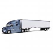 VOLVO VNR 760 SleeperCab with 53´Trailer, smoky mountain blue metallic /white