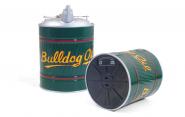Vintage Oil Can Bank "Bulldog Oil"