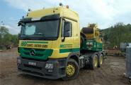 MB Actros MP3 with NOOTEBOOM 6axle Balasttrailer "HKV Schmidtz-Partner"