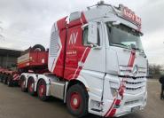MB Actros MP4 8x4 with NOOTEBOOM 3+5 axle Lowboy "André Voß"