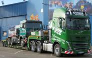 VOLVO FH5 6x4 mit NOOTEBOOM 2achs Euro-PX "Kübler"