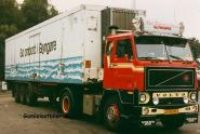 VOLVO F89 4x2 mit 3achs Kühlauflieger "Alfred Pertersen"