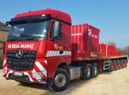 MB Arocs 6x4 with 5axle Balasttrailer "RIGA"