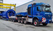 MB Arocs 8x6 with 12axle SCHEUERLE + Cable Reel "Hegmann"