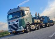 DAF XG 6x2 mit 4achs BROSHUIS Tieflader "Lock Transport"