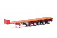 GOLDHOFER 5axle Ballast Trailer, red