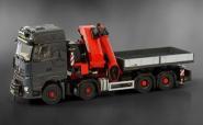 MB Arocs MP5 4axle with Platform and PALFINGER Crane PK165.002, grey