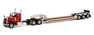 CATERPILLAR CT680 4axle with ROGERS 3axle Lowboy, red/white