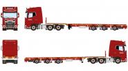DAF XG 6x2 mit NOOTEBOOM Platformauflieger Mega "Nooteboom"