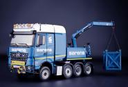 MB Actros 8x4 with FASSI crane F32A "Sarens"