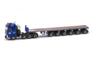 MAN TGX 8x4 with 6axle NOOTEBOOM Ballasttrailer "MSG"