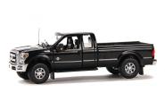 FORD F250 Pickup with Super Cab & 8ft Bed, black/chrome