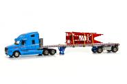 FRIGHTLINER + low loader and 555 boom sec. "ATS"