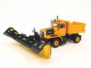 OSHKOSH P 2axle dump with snow plow, yellow