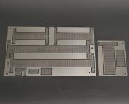 Etch Pieces of walkways and guard rails for LR1600/2, red RAL 5015