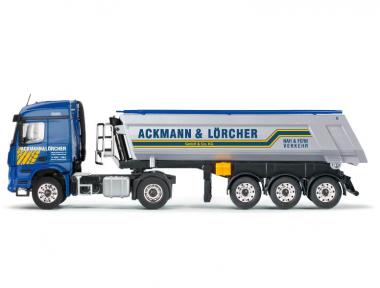 MB Arocs 4x2 with 3axle SCHWARZMÜLLER Tipper Trailer "Ackmann & Lörcher" 