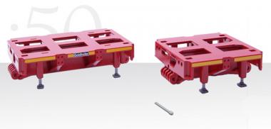 GOLDHOFER 2 + 3axle modular set, red (3m wide) RAL3002 