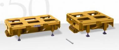 GOLDHOFER 2 + 3axle modular set, yellow (3m wide) 