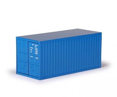 Seecontainer 20 Fuß, blau 