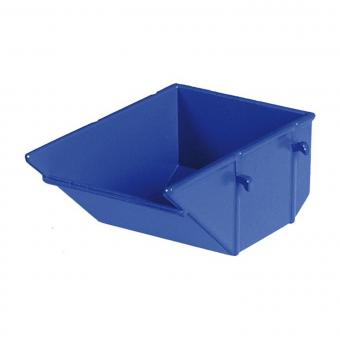 construction waste container, blue 