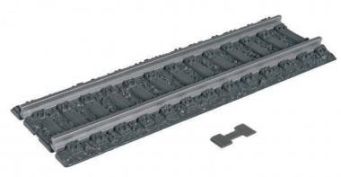 Rail part with clamp 