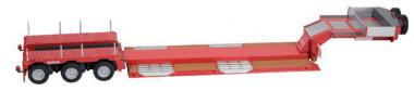 NOOTEBOOM 3axle Lowboy Pendel X, red 