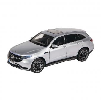 MERCEDES BENZ EQC with lightning, hightech silver 